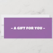 Vorlage für das Geschenkgutachten für Eiskrem, Sun (Rückseite)