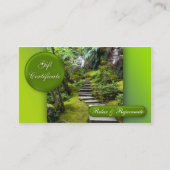 Vorlage für das Geschenkgutachten für Wellness-Cen Rabattkarte (Vorderseite)