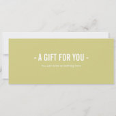 Vorlage für das Geschenkzertifikat für Wellness-Ce (Rückseite)