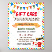 Vorlage für das Gift Card Fundraiser-Event-Flyer Poster (Vorne)