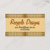 Vorlage für das Gittermuster, die als Rahmen diene Visitenkarte (Vorderseite)