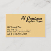 Vorlage für das Gittermuster für die Bruchlinien Visitenkarte (Rückseite)