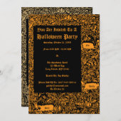 Vorlage für das Halloween-Party von Fledermäusen (Vorne/Hinten)