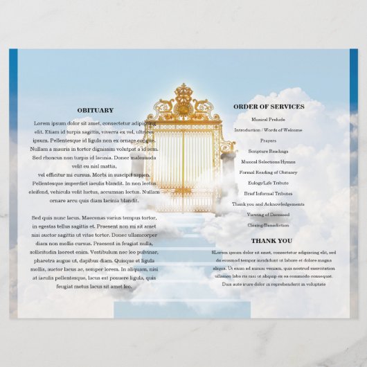 Vorlage für das Heaven Gate Funerary Program (Rückseite)