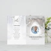 Vorlage für das himmlische Beerdigungsprogramm (Stehend Vorderseite)