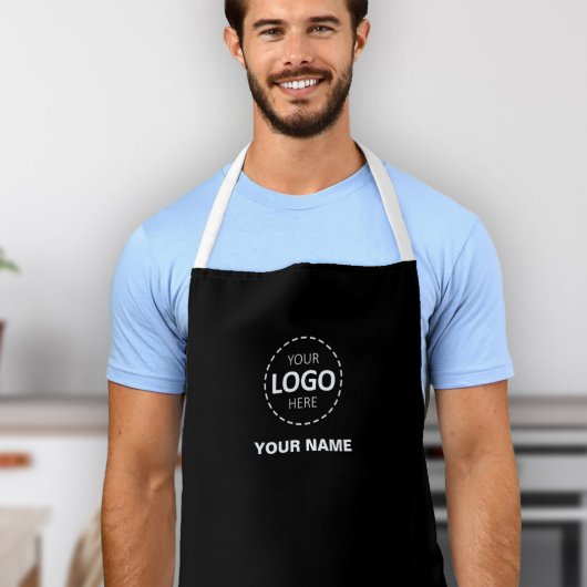 Vorlage für das Hochladen von Firmenlogos - Erstel Schürze