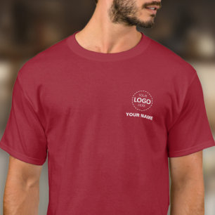 Vorlage für das Hochladen von Firmenlogos - Erstel T-Shirt
