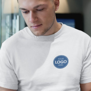 Vorlage für das Hochladen von Firmenlogos - Vorder T-Shirt