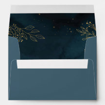 Vorlage für das Hochzeitsgeschenk für Navy Gold