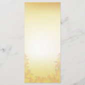 Vorlage für das Hochzeitsmenü des Herbstgoldrot-He (Rückseite)