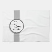 Vorlage für das individuell anpassbare Split Monog Handtuch (Horizontal)