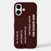 Vorlage für das iPhone-Design Ihrer Visitenkarte Case-Mate iPhone Hülle (Rückseite)