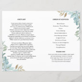 Vorlage für das Leaf-Beerdigungsprogramm (Rückseite)