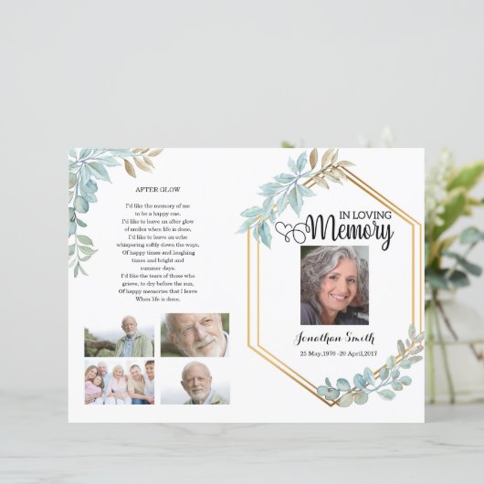 Vorlage für das Leaf-Beerdigungsprogramm (Stehend Vorderseite)