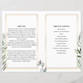 Vorlage für das Leaf-Beerdigungsprogramm (Rückseite)