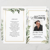 Vorlage für das Leaf-Beerdigungsprogramm (Vorne/Hinten)