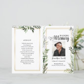 Vorlage für das Leaf-Beerdigungsprogramm (Stehend Vorderseite)