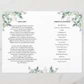 Vorlage für das Leaf-Beerdigungsprogramm (Rückseite)