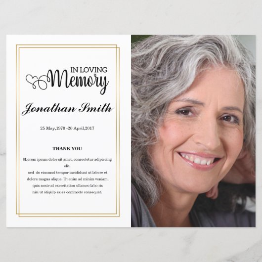 Vorlage für das Leaf-Beerdigungsprogramm (Vorderseite)