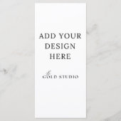 Vorlage für das Leermenü (4 x 9) (Vorderseite)