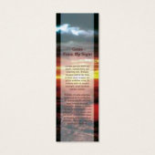 Vorlage für das Lesezeichen der Beerdigung (Rückseite)