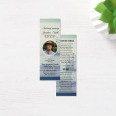 Vorlage für das Lesezeichen der Beerdigung (Schreibtisch)