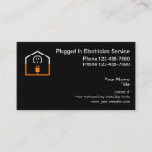 Vorlage für das Logo des beruflichen Händlers Visitenkarte (Vorderseite)