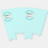 Vorlage für das Logo für benutzerdefinierte Untern Geschenkschachtel (Ungeklappt)