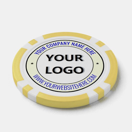 Vorlage für das Logo Ihres Unternehmens für den be Pokerchips (Einzeln)