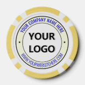 Vorlage für das Logo Ihres Unternehmens für den be Pokerchips (Rückseite)