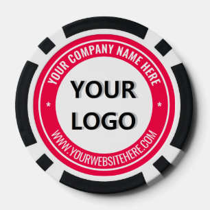 Vorlage für das Logo Ihres Unternehmens für den be Pokerchips