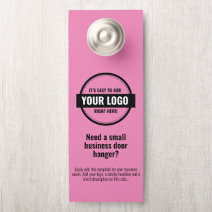 Vorlage für das Logo "Small Business Door Hanger"  Türanhänger
