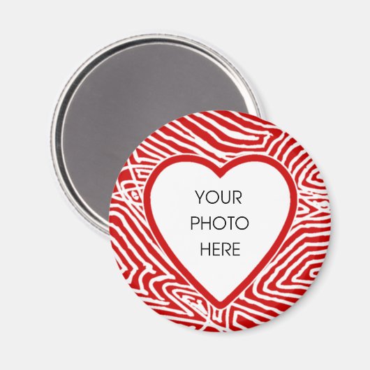 Vorlage für das Magnet "Herz-Grenze" für Skripts (Vorderseite/Rückseite)