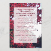 Vorlage für das Menü "Family Fun" beim Erntedank (Vorderseite)