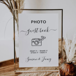 Vorlage für das Minimalistische Foto-Gästebuch