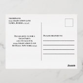 Vorlage für das moderne Graduate Foto (Rückseite)