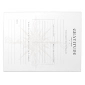 Vorlage für das monatliche Dankeschön Notizblock (Vorderseite)