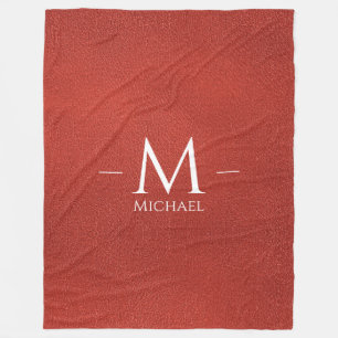 Vorlage für das Monogramm des benutzerdefinierten  Fleecedecke