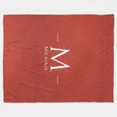 Vorlage für das Monogramm des benutzerdefinierten  Fleecedecke (Vorderseite (Horizontal))