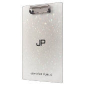 Vorlage für das Monogramm des personalisierten Gla Klemmbrett (Links)