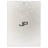 Vorlage für das Monogramm des personalisierten Gla Klemmbrett (Rückseite)