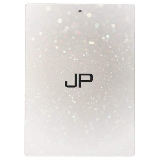 Vorlage für das Monogramm des personalisierten Gla Klemmbrett (Rückseite)