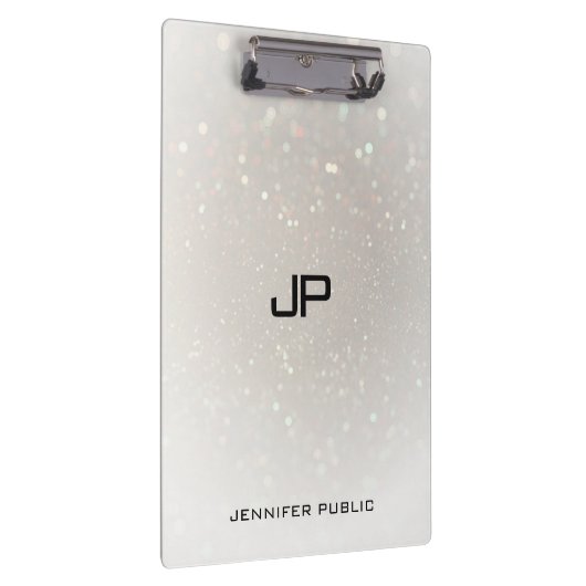 Vorlage für das Monogramm des personalisierten Gla Klemmbrett (Rechts)