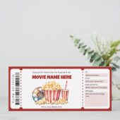 Vorlage für das Nachtticket für Überraschungen (Stehend Vorderseite)