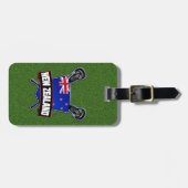 Vorlage für das neuseeländische Lacrosse Luggage T Gepäckanhänger (Vorderseite horizontal)