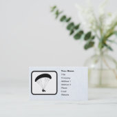 Vorlage für das Paraglider-Logo Visitenkarte (Stehend Vorderseite)