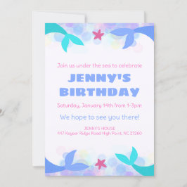 Vorlage für das Party im Meer für die Einladung vo