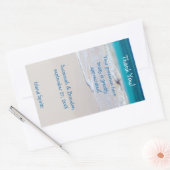 Vorlage für das personalisierte Beachswein Rechteckiger Aufkleber (Umschlag)