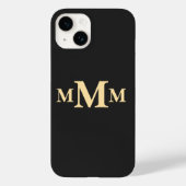 Vorlage für das personalisierte Buchstaben "M" Mon Case-Mate iPhone Hülle (Rückseite)