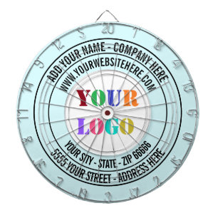 Vorlage für das personalisierte Firmenlogo Dartscheibe